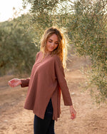 Load image into Gallery viewer, Catalina Slub Tee - Autumn Leaf
