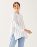 Load image into Gallery viewer, Catalina Slub Tee - White