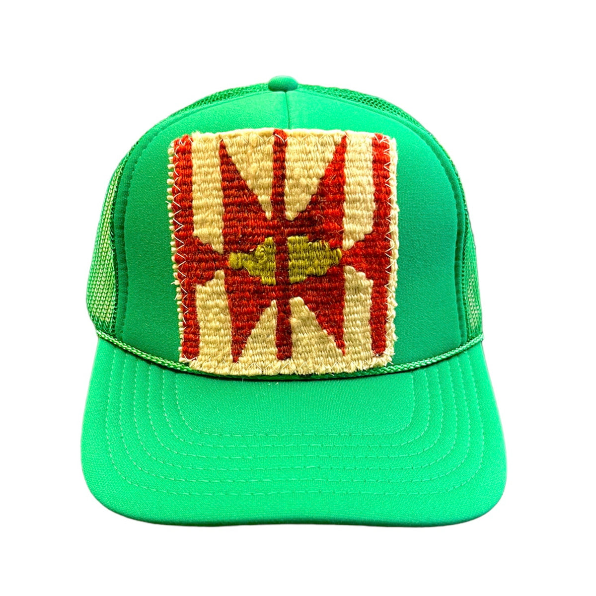 Orijinal Look Black Wool Kilim Hat Original Wool Cap – Village Hat Shop main image 3