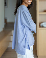 Load image into Gallery viewer, Catalina Slub Tee - Cornflower Blue