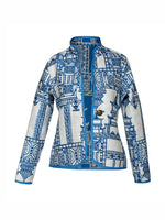 Load image into Gallery viewer, Reversible Pagoda Print Blue and White Jacket