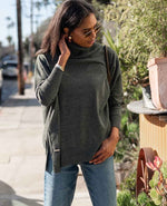 Load image into Gallery viewer, Catalina Turtleneck Sweater - Olive