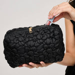 Load image into Gallery viewer, FLORA POP COSMETIC POUCH - Black