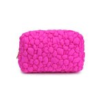 Load image into Gallery viewer, FLORA POP COSMETIC POUCH - Hot Pink