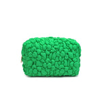 Load image into Gallery viewer, FLORA POP COSMETIC POUCH - Kelly Green
