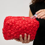 Load image into Gallery viewer, FLORA POP COSMETIC POUCH - Red