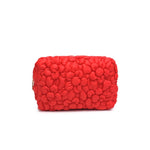 Load image into Gallery viewer, FLORA POP COSMETIC POUCH - Red