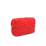 Load image into Gallery viewer, FLORA POP COSMETIC POUCH - Red