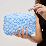 Load image into Gallery viewer, FLORA POP COSMETIC POUCH - Baby Blue