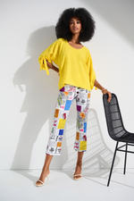 Load image into Gallery viewer, NEWSPAPER PRINT FLARE PANT