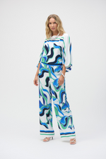 Load image into Gallery viewer, ABSTRACT WAVE WIDE LEG PANT