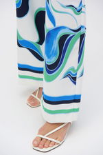 Load image into Gallery viewer, ABSTRACT WAVE WIDE LEG PANT