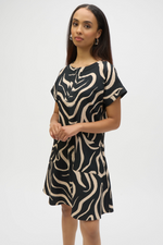 Load image into Gallery viewer, ABSTRACT PRINT A-LINE DRESS