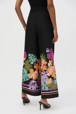 Load image into Gallery viewer, FLORAL BORDER PRINT WIDE LEG PANT