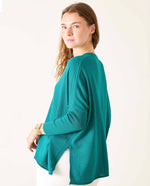 Load image into Gallery viewer, Catalina V-Neck Sweater - Teal