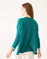 Load image into Gallery viewer, Catalina V-Neck Sweater - Teal