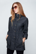 Load image into Gallery viewer, Renuar Black Rain Coat