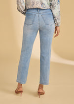 Load image into Gallery viewer, Basic Pull-On Straight Ankle Denim, Light Wash