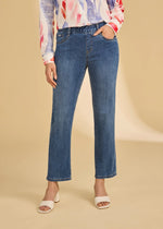 Load image into Gallery viewer, Basic Pull-On Straight Ankle Denim, Medium Wash