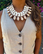 Load image into Gallery viewer, COWRIE COLLAR NECKLACE - 16