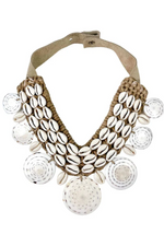 Load image into Gallery viewer, COWRIE COLLAR NECKLACE - 17