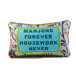 Load image into Gallery viewer, Mahjong Needlepoint Pillow