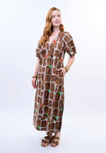 Load image into Gallery viewer, IVY JANE- Uncle Frank Tahiti Tiki Dress