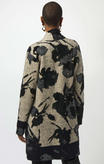 Load image into Gallery viewer, Abstract Jacquard Sweater Knit Long Cardigan
