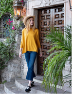 Load image into Gallery viewer, Catalina Crewneck Sweater - Mustard