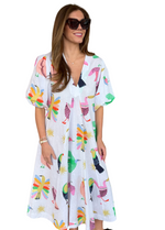 Load image into Gallery viewer, Paradise Bird Maxi Dress