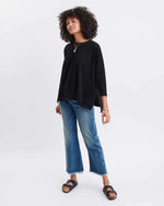 Load image into Gallery viewer, Catalina Slub Tee - Black