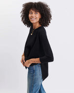 Load image into Gallery viewer, Catalina Slub Tee - Black