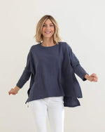 Load image into Gallery viewer, Catalina Slub Tee - Indigo