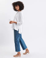 Load image into Gallery viewer, Catalina Slub Tee - White