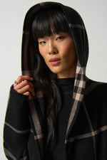 Load image into Gallery viewer, PLAID HOODED JACKET
