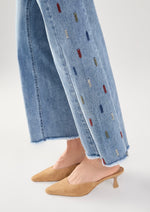 Load image into Gallery viewer, FDJ PULL-ON STRAIGHT ANKLE - Arrow Stitching
