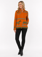 Load image into Gallery viewer, Reversible Orange Trotter Jacket
