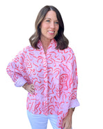 Load image into Gallery viewer, CATE SHIRT - Pink Island Escape
