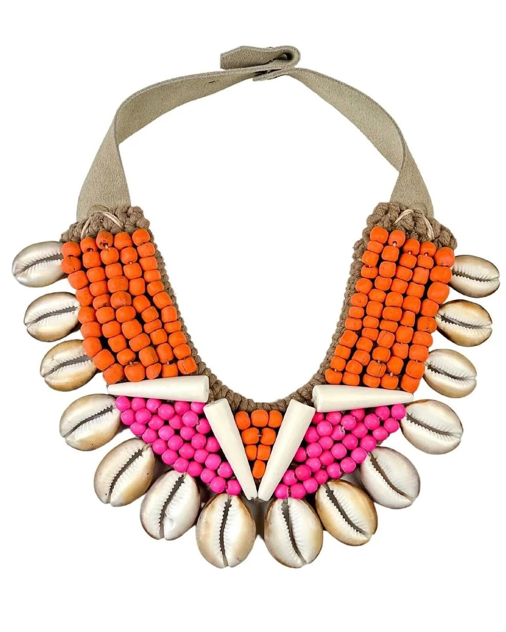 COWRIE COLLAR NECKLACE - 1