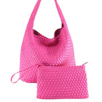 Load image into Gallery viewer, BROOKLYN WOVEN BAG - Hot Pink
