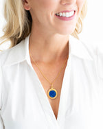 Load image into Gallery viewer, ROMA NECKLACE - BLUE LAPIS
