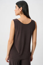 Load image into Gallery viewer, Silky Knit Scoop Neck Camisole- Mocha
