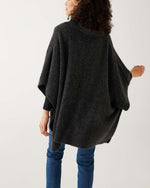 Load image into Gallery viewer, Cambridge Collar Poncho - Charcoal
