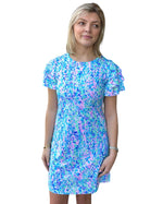 Load image into Gallery viewer, RUFFLE SLEEVE DRESS - Pastel Floral
