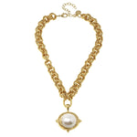 Load image into Gallery viewer, PEARL CAB NECKLACE
