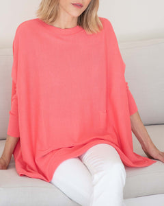 Catalina Sweater - Coral