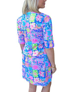 Load image into Gallery viewer, 1/2 SLEEVE DRESS - Beach Party
