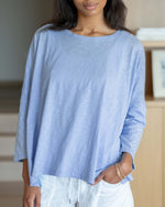 Load image into Gallery viewer, Catalina Slub Tee - Cornflower Blue
