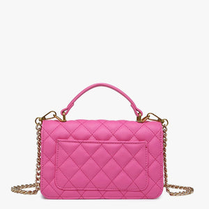 BALI QUILTED CROSSBODY - Pink