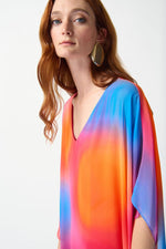 Load image into Gallery viewer, GRADIENT CHIFFON OVERLAY DRESS
